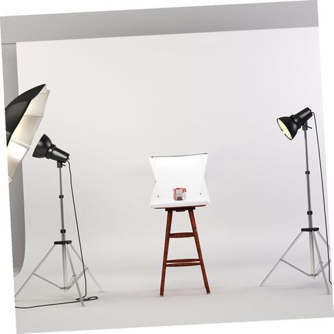 DOITOOL 40cm Mini Photo Box Photography Backdrop Tent with Adjustable LED Lighting, Portable Foldable Studio Shooting Tent Kit with 6 Colored Backgrounds for Product and Jewelry Photoshoot in Saudi Arabia