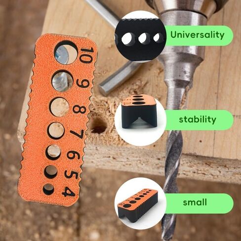 Drill Guide Jig with Metric Scale, Heavy Duty Plastic Template for Perfect 90-Degree Holes in Wood & Drywall in Saudi Arabia