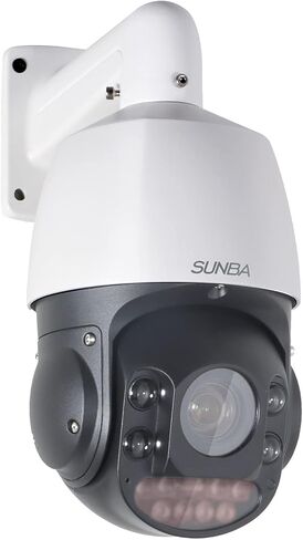 SUNBA 4K 8MP High Speed PTZ Camera Outdoor, IP PoE+ Security Dome, 20X Optical Zoom, Auto Tracking, 2 Way Audio, TF Card Slot, 24x7 Automatic PTZ Tour, Night Vision up to 328ft (405-D20X 4K) in Kuwait