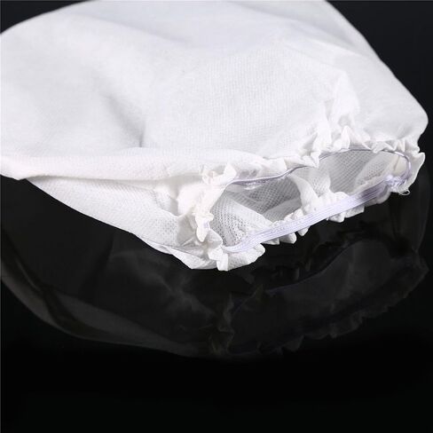Vacuum Cleaner Bags, 10Packs Non-Woven Replacement Nail Art Dust Suction Collector Bags with Super Wide Elastic Band, Leak-Proof Reusable Bags Salon Tools in Saudi Arabia