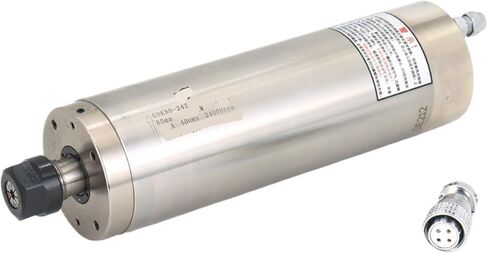 1.5KW 2.2KW motor water-cooled spindle 220V 380V ER16 ER20 400HZ(D80 2.2KW 220V ER20) in Saudi Arabia