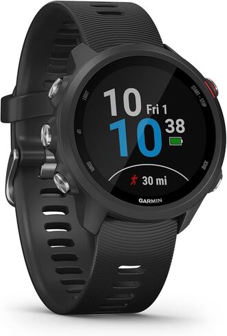 Garmin Forerunner 245 Music GPS Running Smartwatch, with Music and Running and Training Features, Black Band in Saudi Arabia