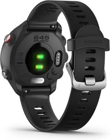 Garmin Forerunner 245 Music GPS Running Smartwatch, with Music and Running and Training Features, Black Band in Saudi Arabia