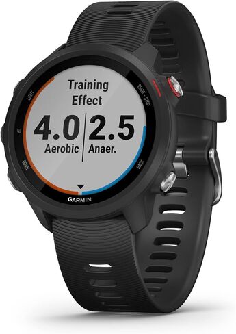 Garmin Forerunner 245 Music GPS Running Smartwatch, with Music and Running and Training Features, Black Band in Saudi Arabia