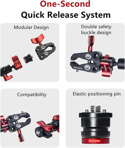 IFOOTAGE Shark Slider Nano II-660 (26 inch) Motorized Camera Shark Slider,Spider Crab Support Rod SA-32，Camera Slider Support Arm Stabilizer in Saudi Arabia