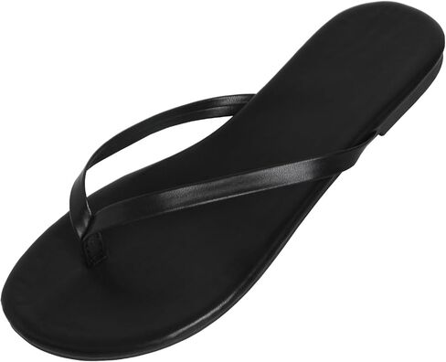 شبشب فليب فلوب للنساء، صنادل مسطحة صيفية خفيفة الوزن، صنادل شاطئ سهلة الارتداء in Kuwait