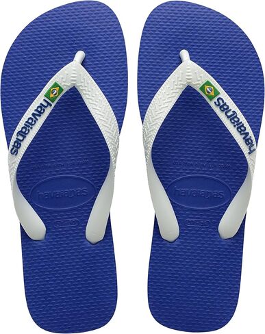 Havaianas - Top Brasil Logo, Bequeme, Robuste und Leichte Badelatschen, mit Rutschfesten Sohlen, Brasilien-Flagge auf den Riemen, Unisex Erwachsene in Saudi Arabia