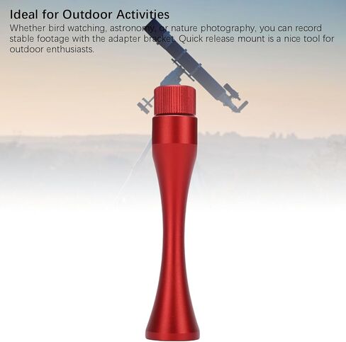 Binocular Tripod Adapter, Mount with 1/4 Inch Threading, Aluminum Alloy for Binoculars Tripods and Phone Adapters in Saudi Arabia