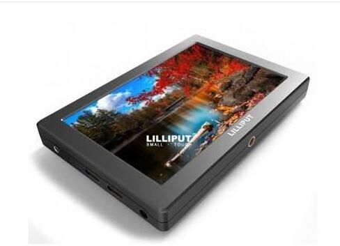 شاشة كاميرا LILLIPUT مقاس 7 بوصات عالية الدقة A7 بدقة 1920 × 1200، دقة عالية الوضوح بالكامل، سطوع عالٍ 500cd/m²، تباين عالٍ 1000:1، ذروة، تكبير بكسل مع لوحة تثبيت على شكل حرف V in Saudi Arabia