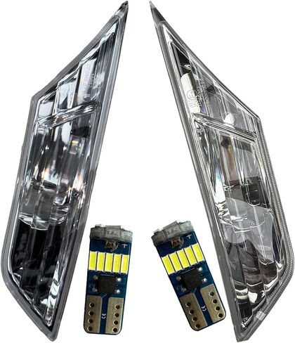 QZQ Side Marker Lamp Turn Signal Light W/Led Bulbs Fits for Honda Civic 2016-2021 10th Gen Sedan-Yellow Compatible with 2016-2021 Honda Civic 10th Gen Sedan in Kuwait