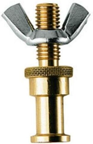 محول تركيب Manfrotto 264، مسمار 5/8 بوصة إلى طرف ملولب 3/8 بوصة مع صامولة جناح (#3349) in Saudi Arabia