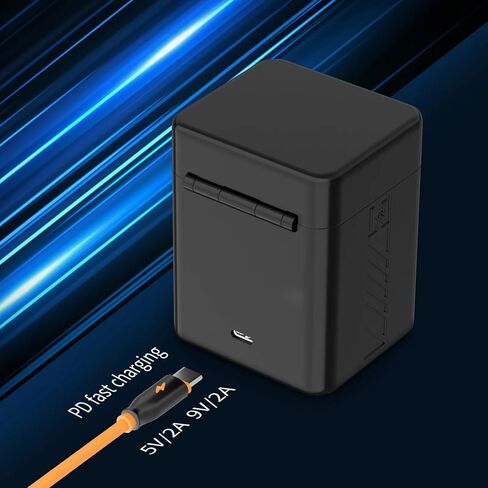 حافظة شحن ZGCINE PS-GP13 لجهاز GoPro Hero13، شاحن بطارية USB-C PD سريع 3 فتحات مع فتحتين لبطاقة SD/2 TF، شاشة OLED مقاس 0.96 بوصة in Saudi Arabia