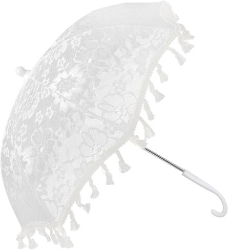 Lace Umbrella Wedding Decor For Photo Shoot Vintage Umbrellas Weddings Bridal Parasol Decorative Travel Skirt in Kuwait
