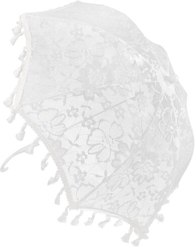 Lace Umbrella Wedding Decor For Photo Shoot Vintage Umbrellas Weddings Bridal Parasol Decorative Travel Skirt in Kuwait