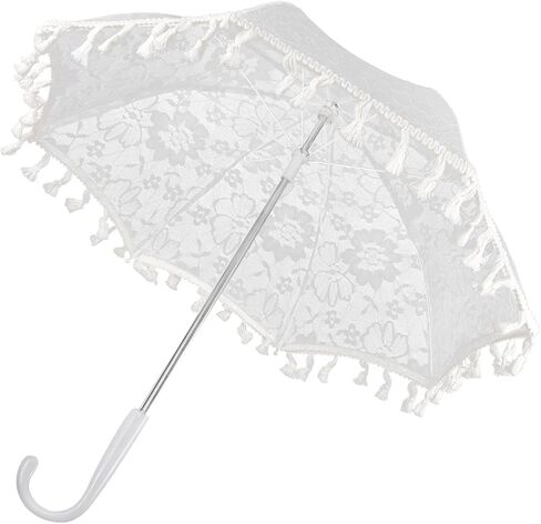 Lace Umbrella Wedding Decor For Photo Shoot Vintage Umbrellas Weddings Bridal Parasol Decorative Travel Skirt in Kuwait