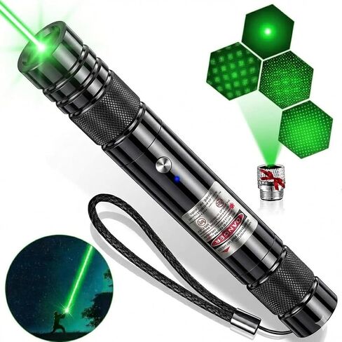 مؤشر الليزر ، ضوء مؤشر مؤشر الليزر الأخضر ، مؤشر Lazer طويل المدى للمشي لمسافات طويلة ، شحن USB in Kuwait