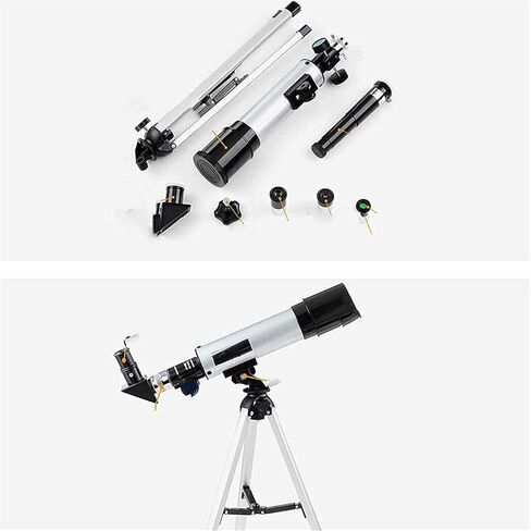 Ultra Hd, Beginner Astronomy Telescope,50mm Aperture 400mm AZ Mount Astronomical Refracting Telescope,with Tripod & Finder Scope, in Saudi Arabia
