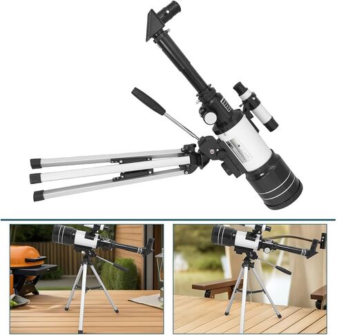 Lurrose Astronomical Telescope 70mm Aperture for Beginners with High-Definition Space Observation and Celestial for Educational Astronomy and Viewing in Saudi Arabia