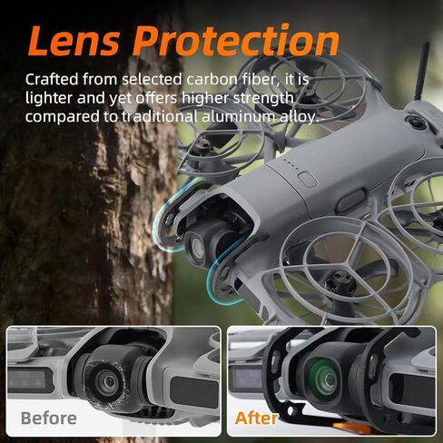 Gimbal Bumper Guard Lens Protector for DJI NEO2,Carbon Fiber Anti-Collision Gimbal Protection Bar Lens Protector,Impact Protection Accessories for Neo 2 in Saudi Arabia