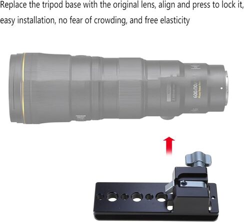 Camera Lens Foot Stand Quick Installation Board for Z 600mm F/6.3 S Mounting Base Plate Telephoto Replacement Foot in Saudi Arabia