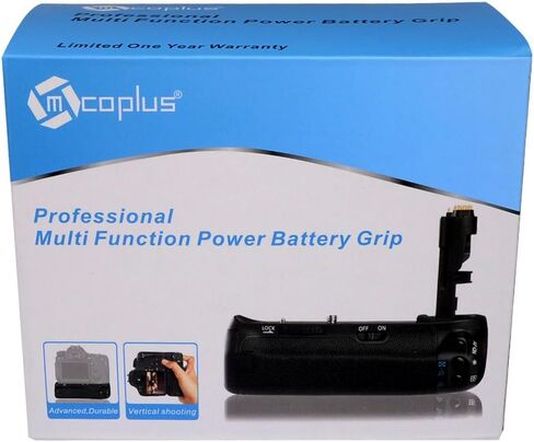 حزمة حامل قبضة بطارية عمودية من mcoplus BG-D3100 لكاميرا Nikon D3100 D3200 D3300 D5300 الرقمية SLR تستخدم بطاريات EN-EL14 in Kuwait