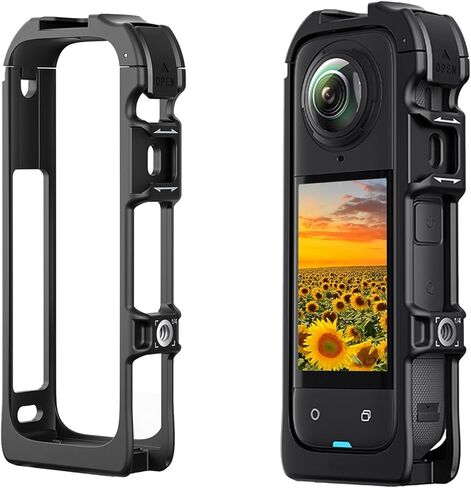 قفص كاميرا لملحقات Insta360 x5، جراب واقٍ متعدد الوظائف لإطار Insta360 X5 مع إطلاق سريع in Saudi Arabia