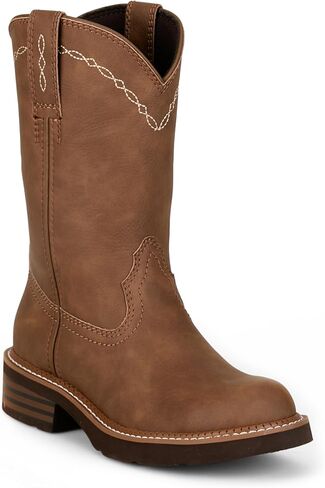 Justin Lillie 10" Western Boot for Women - Gypsy Collection - Full Grain Leather, Crown Stitching, Medium Round Toe, All-Day Comfort in Saudi Arabia