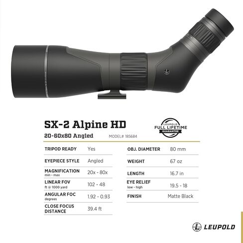 Leupold SX-2 Alpine HD نطاق الإكتشاف، بزاوية in Kuwait
