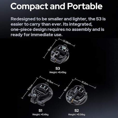 GODOX S3 Speedlite Bowens Mount Flash Holder Bracket for Godox V1 V100 V1Pro V860III TT350 AD100 AD200 AD300 Speedlite Strobe Flashes,S-Type Holder,Precise Tilt Control,S2 Bracket Updated Version in Saudi Arabia