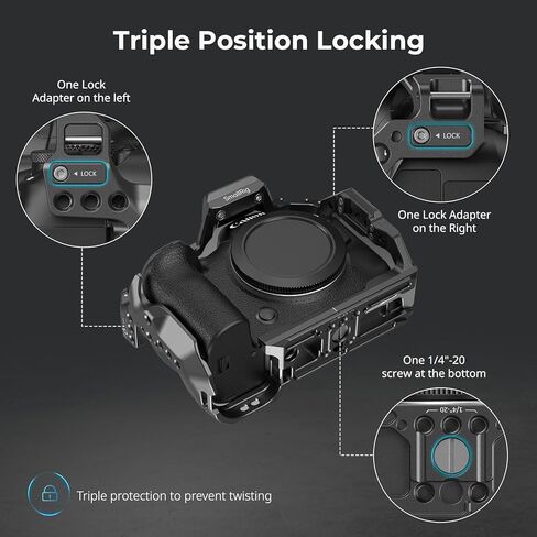 SmallRig R6 Mark II Cage + H21 NATO Side Handle in Saudi Arabia