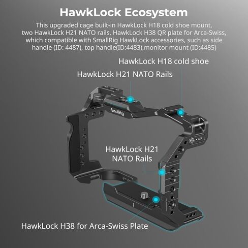 SmallRig R6 Mark II Cage + H21 NATO Side Handle in Saudi Arabia