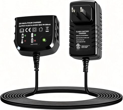 شاحن بطارية ليثيوم مناسب لبطاريات بلاك اند ديكر 20 فولت كحد أقصى، بديل لشاحن LCS1620B متوافق مع بطارية 12 فولت و20 فولت - LBXR20 LBXR2020-OPE LB2X3020 LB2X4020 LBX4020 BDCAC202B in Kuwait