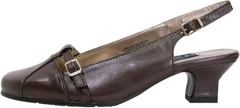 Peerage Louisa Women's Wide Width Square Toe Slingback Shoes in Saudi Arabia