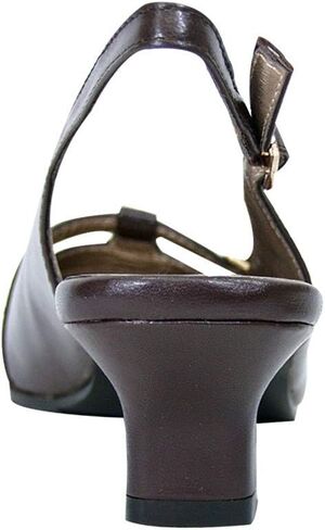 Peerage Louisa Women's Wide Width Square Toe Slingback Shoes in Saudi Arabia