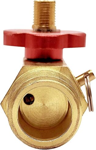 Portable Air Tank Manifold with Fill Port, Aluminum Valve and Relief Bypass, 1/2" NPT Tank x 1/4" NPT Hose x 1/8" NPT Gauge For Air Compressor Portable Carry Tank in Kuwait