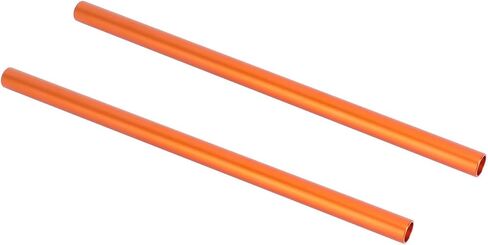 CAMVATE 15mm Aluminum Rod Pair (Orange, 11.8")-3893 in Kuwait