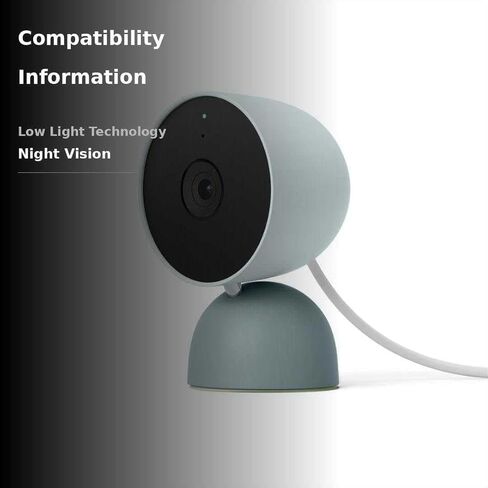 Google Indoor Nest Security Cam 1080p (Wired) - 2nd Generation - Non-Retail Packaging - Fog - 2 Pack in Saudi Arabia