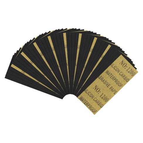 45pcs Sand Papers - [3.6 x 9 Inch x 1200 Grits] Sandpaper Sheets for Metal Auto Wood Polishing and Scratches Removing, Silicon Carbide Abrasive in Saudi Arabia