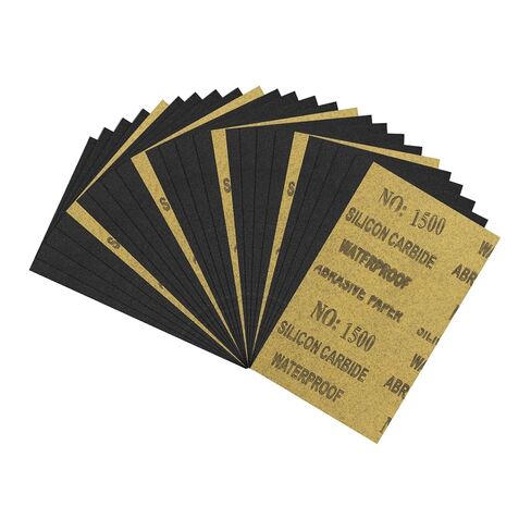45pcs Sand Papers - [3.6 x 9 Inch x 1200 Grits] Sandpaper Sheets for Metal Auto Wood Polishing and Scratches Removing, Silicon Carbide Abrasive in Saudi Arabia
