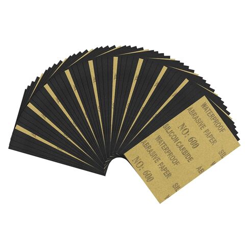 45pcs Sand Papers - [3.6 x 9 Inch x 1200 Grits] Sandpaper Sheets for Metal Auto Wood Polishing and Scratches Removing, Silicon Carbide Abrasive in Saudi Arabia