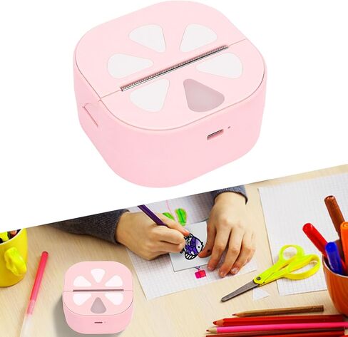 VBESTLIFE Sticker Printer, PrintPods Mini Printer, Bluetooth Portable Sticker Maker with 3 Rolls Film, App Control, for Girls, Children, Students in Saudi Arabia