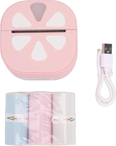 VBESTLIFE Sticker Printer, PrintPods Mini Printer, Bluetooth Portable Sticker Maker with 3 Rolls Film, App Control, for Girls, Children, Students in Saudi Arabia