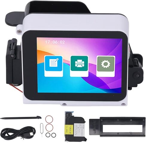Handheld Inkjet Printer Portable 600dpi Printing Machine with Ink for Barcode Data 28 Languages Touchscreen Printer in Saudi Arabia