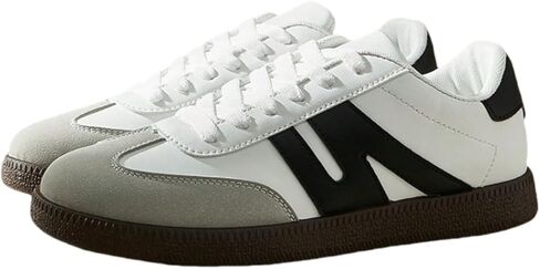 Women's Fashion Sneakers Comfortable Walking Shoes Casual Lace-Up Tennis Sneaker in Kuwait