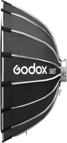 Godox S65T Quick-Release Umbrella Softbox – 25.6″ (65 cm) Bowens Mount Portable Light Modifier for Studio and Location Photography, Soft Even Wrap Light for Portrait, Product & Video Lighting in Saudi Arabia