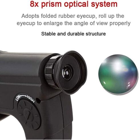 Spy Ear Bionic Listening Device, Long Range Bird Listening, Parabolic Microphone Monocular Telescope with Recording Playback, Black in Saudi Arabia