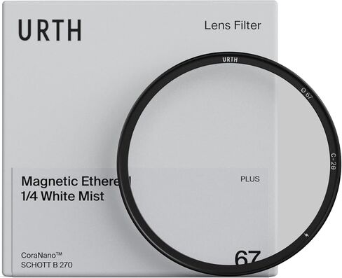 Urth 39mm Magnetic Ethereal White Mist ¼ Diffusion Lens Filter (Plus) — Cinematic Effect, 20-Layer Nano-Coated Light Dispersing Particles in Saudi Arabia