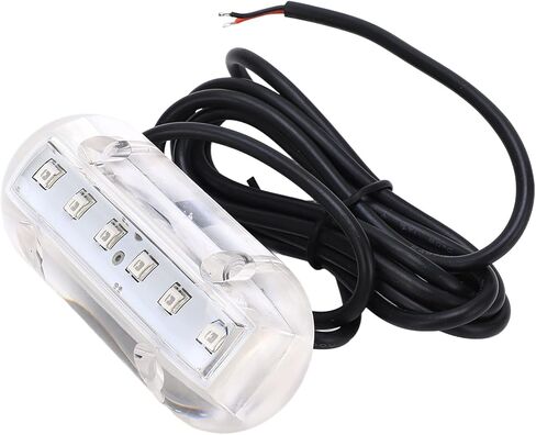 ZJchao الأزرق LED ضوء تحت الماء IP68 مصباح الإضاءة البحرية لقارب يخت DC12V 1.1W 18LM سوبر مشرق الأزرق LED ضوء تحت الماء لإضاءة يخت القوارب البحرية in Saudi Arabia