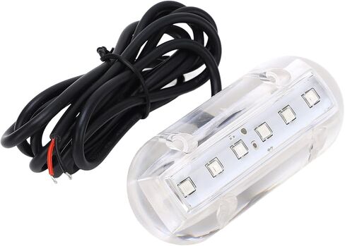 ZJchao الأزرق LED ضوء تحت الماء IP68 مصباح الإضاءة البحرية لقارب يخت DC12V 1.1W 18LM سوبر مشرق الأزرق LED ضوء تحت الماء لإضاءة يخت القوارب البحرية in Saudi Arabia