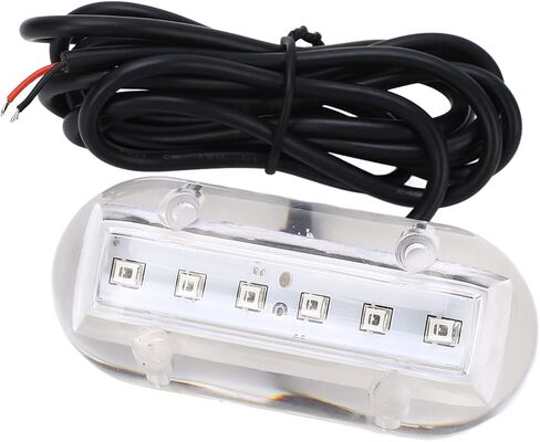 ZJchao الأزرق LED ضوء تحت الماء IP68 مصباح الإضاءة البحرية لقارب يخت DC12V 1.1W 18LM سوبر مشرق الأزرق LED ضوء تحت الماء لإضاءة يخت القوارب البحرية in Saudi Arabia